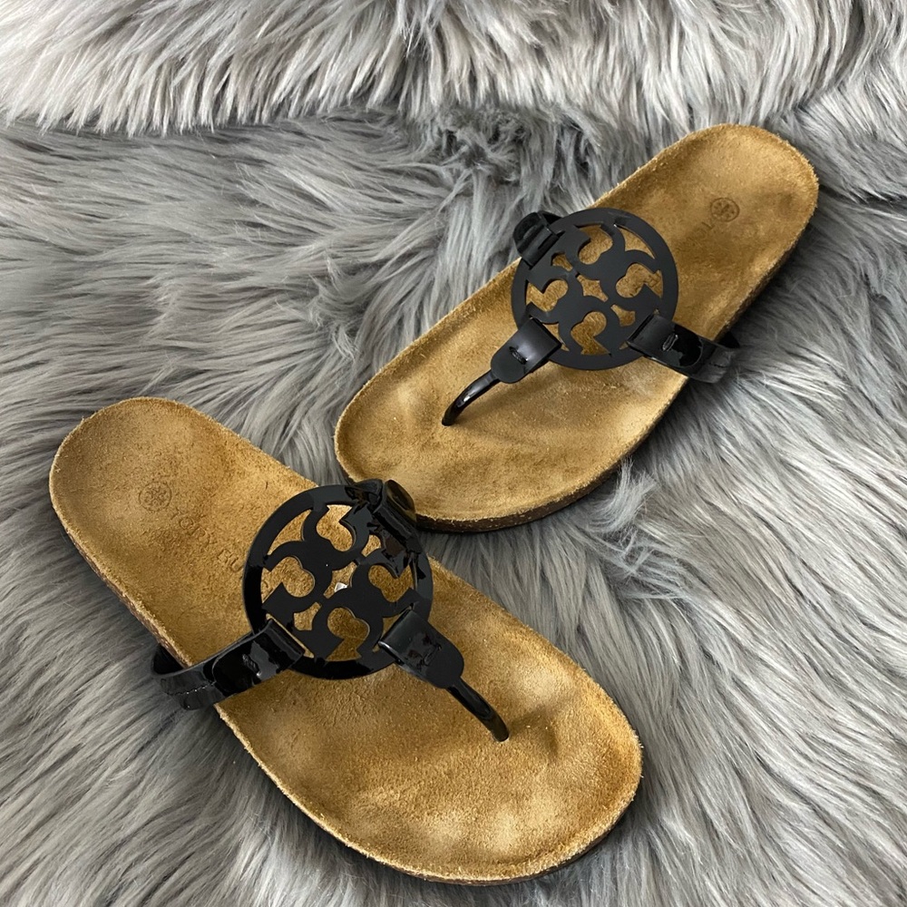Tory Burch Miller Cloud Perfect black Sandal 7 1/2